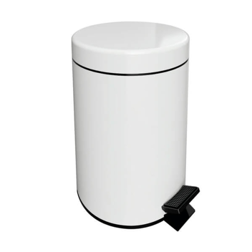 Ведро для мусора белое 5 л BEMETA...