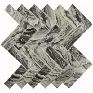 Мозаика Bonaparte Hadar Grey 26,8x28,6 стеклянная