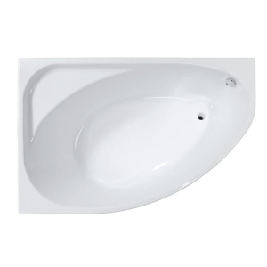 Акриловая ванна Vagnerplast Hapi 170x110 L белая, с каркасом и экраном